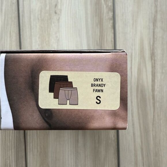 SKIMS Mens 5” Boxer Briefs 3 Pack Fawn Multi S NWT IN PACKAGE - Picture 5 of 5